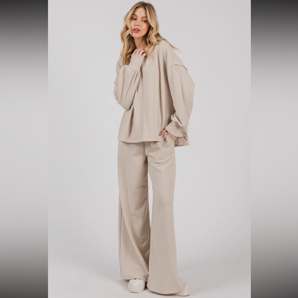 ✨RESTOCKED✨Fabulous Wide Leg pants and Top Set - Picture 4 of 5